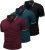 GEEK LIGHTING 3 Pack Mens Polo Shirts Short Sleeve Athletic Polo for Men Casual Moisture Wicking T-Shirts with Pocket