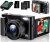 4K Digital Camera for Photography, UHD Autofocus 48MP 180° Flip Screen 16X Zoom Compact Point Shoot Vlogging Camera for YouTube with 2 Batteries, 32GB Card (Black)