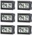 6 Pack Mini Digital Thermometer Hygrometer,Indoor Temperature and Humidity Gauge Meter Monitor Fahrenheit (℉) for Home,Greenhouse,Jars