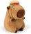 Capybara Plush 9 Inch Capybara Stuffed Animal Cute Stuffed Capybara Toy with Hamburger Backpack Soft Plushies Capybara Gift for Kids Boys Girls
