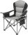 Oversized Camping Chair with Padded Armrest, Lumbar Support, Steel Frame, Includes Cooler Bag, Storage Netting Cup Holder, Holds Up to 500 Pounds, Folding Chairs for Outside