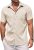 COOFANDY Men’s Linen Shirts Short Sleeve Casual Shirts Summer Beach Button Down Shirts with Pocket