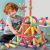 BAKAM Magnetic Building Blocks for Kids Ages 4-8, STEM Construction Toys for Boys and Girls, Large Size Magnet Sticks and Balls Game Set for Kid’s Early Educational Learning (160 PCS)