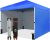 CROWN SHADES 10X10 Comercial Instant Canopy Pop Up Tent with Center Lock (10×10 with 4 Sidewalls, Blue)