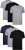 Hanes Men’s Cotton, Moisture-Wicking Crew Tee Undershirts, Multi-Packs Available