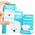 Impossibly Compact Travel Flushable Wipes with Natural Extracts – Skin-Friendly Wet Wipes, Hypoallergenic & Unscented Travel Size Butt Wipes for Adults, Kids & Baby Care – 8 Pack Total 48 Wipes
