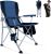 Folding Camping Chair Portable Outdoor Beach Chair, Heavy Duty Foldable Lawn chair Support 330lbs, Collapsible Lightweight Camp Chair with Cup Holder&Carry Bag for Fishing Outside Sports Picnic(Blue)