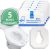 Reli. Toilet Seat Covers (1250 Pcs, 5 Packs of 250) | Disposable Toilet Seat Cover – Flushable – 14×16″ (Half-Fold) | Paper Liners for Restroom, Bathroom, Travel, Camping, Kids Potty Training