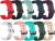 10Pack Compatible with FITVII H56/FT26 Fitness Tracker 1.7 inch Bands 22mm, Replacement Breathable Lightweight Soft Silicone Sweat Resistant Sport Wristbands Band for FITVII H56