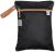 Parker Baby Cloth Diaper Wet Dry Bag – Waterproof Reusable Bag with Mesh Organizer and Zippered Pocket | Stylish, Machine-Washable, Convenient Handle for Diapers, Wet Clothes, Swimsuits – Black