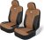 Cat® MeshFlex Automotive Seat Covers for Cars Trucks and SUVs (Set of 2) – Beige Car Seat Covers for Front Seats, Truck Seat Protectors with Comfortable Mesh Back, Auto Interior Covers