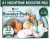 Naturally Nature Overnight Diaper Booster Pads, Stops Overnight from Leaking, Diaper Liners for Toddler, Nighttime Diapers Size 5, Adhesive Pad for Girls, Boys, 32 ct.