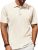 PJ PAUL JONES Mens Polo Shirts Short Sleeve Fashion Textured Polo Shirt Regular Fit Stretchy Golf Shirts