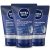 NIVEA MEN Maximum Hydration Deep Cleaning Face Scrub with Aloe Vera, Skin Care Gifts for Dad, 4.4 Oz Tubes, Pack of 3