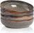 30oz Pasta bowls set – 8″ serving bowls – salad bowl set of 4 – Large ceramic Dinner bowls – Microwave safe Perfect for Housewarming, Thanksgiving, Christmas-Caramel Brown