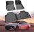 Car Floor Mats for Hyundai Elantra 2021-2025 (Not for Hybrid) & Hyundai Elantra N 2022-2025, All Weather Protection TPE Car Mats Custom Car Liners Accessories, Front & 2nd Row Floor Liners Set, Black