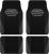 Skechers Car Floor Mats,Waterproof Universal Fit Car Mats,Faux Leather Car Floor Mats,Carbon Floor Mats for Cars with Anti-Slip Skechers Heel Pad Fit for SUV,Vans,Sedans,Trucks,Black