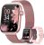 Smart Watches for Women, Health Fitness Watch for Android iPhone, Sleep/Heart Rate/SpO2/Blood Pressure Monitor, 1.85” Smartwatch for Calls/SMS/Notifications, 100+ Sports Modes, 300+ Dials, 3 Bands