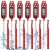 Meat Food Thermometer Food with Probe Water Liquid Instant Read Digital Thermometer Kitchen Cooking Supplies for Cooking BBQ Milk Yogurt(Red)