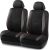 Skechers Memory Foam Seat Covers,Air Cool Mesh Thick Car Seat Covers,Leather Piping Two FrontTwo Front,Airbag Compatible,Automotive Comfort Protection for Most Cars,Vans,Trucks,SUV,Red