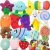 Charming Chorus 20-Pack Squeaky Toys Set – 4 Bags, Plush Puppy Toys With Cute Characters for Small Dogs, Interactive Squeak Toys for Fun & Teeth Cleaning