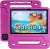 Kids Tablet Android 14 Tablet 10 inch Kids Tablets with Case Quad Core 64GB Dual Camera Parental Controls 2.4G WiFi Educational Tablets (Pink)