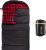 Sleeping Bag – Lightweight Envelope-Style 32F Rated Outdoor Sleeping Bag with Hood and Carry Case for Backpacking, Camping and Hiking by Wakeman (Navy)