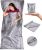 The Friendly Swede Sleeping Bag Liner — Ultralight Polyester or Cold Weather Microfiber Adult Sleep Sack; Thin Travel Sheets for Hotel; Camping Sheets; Travel Sleeping Bag with Pocket-Size Stuff Sack