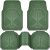 CAR PASS Heavy Duty Rubber Car Mats, Deepdish All Weather Floor Mats for Car Full Set, Universal Automotive Mats Trim to Fit for Sedans SUVs Trucks, Waterproof Anti-Slip Deep Tray 3 Pieces Olive Green
