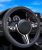 ESEWALAS Car Silicone Steering Wheel Cover,Soft Odorless Silicone Leather Texture Steering Cover,Car Interior Accessories,Universal 13-15inch Car Steering Wheel Protector (Black) 627GJFXPT001