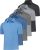 4/5 Pack Mens Polo Shirts Short Sleeve Quick Dry Moisture Wicking Casual Golf T Shirts for Men