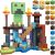 160 PCS Magnetic Blocks Building Toys, Build 3D Magnetic Building Blocks Set for Kids Ages 3+, Magnet Blocks STEM Sensory Educational Christmas Birthday Gifts Construction Toys