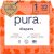 Pura Hypoallergenic Diapers, Size 1 (4-11 lbs), Newborn, Totally Chlorine Free, Wetness Indicator, Suitable for Sensitive Skin, Soft Organic Cotton Comfort, Overnight, 1 Pack of 32 Baby Diapers