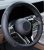 Magnelex Microfiber Leather Steering Wheel Cover – Black. Heat Resistant Anti-Slip Car Wheel Wrap – Compatible with Most Makes and Models of Cars and Trucks with 14.5 to 15 Inch Steering Wheels