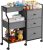 Baby Diaper Caddy Organizer and Storage – 3 Tier Rolling Cart with Dividers and Drawers, Easy To Assemble, Mobile Utility Cart with Wheels for Nursery, Bedroom, Changing Table & Crib