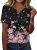 Zeagoo Womens Summer Tops Casual Short Sleeve V Neck Shirts Business Dressy Work Blouses