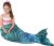Catalonia Kids Mermaid Tail Blanket, Cozy Mermaid Sleeping Bag for Girls, Fish Scale Pattern, Mermaid Gift for Girls