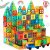 FNJO Magnetic Tiles, 100PCS Building Blocks, Magnets Building Set, STEM Construction Stacking Toy Gift for Kids 3+ Boys and Girls Preschool Kindergarden Toy