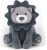Stuffed Animal Lion Gray | Ultra Soft Plushie Cute Stuffed Lion | Plush Safari Stuffed Animals for Kids