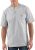 Carhartt Men’s Workwear Pocket Henley Shirt, Heather Gray, Large