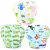 wegreeco Baby & Toddler Snap One Size Adjustable Reusable Baby Swim Diaper (Diving, Ocean, Turtle, Large, 3 Pack)