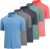 Golf Polo Shirts for Men Casual Moisture Wicking Men’s Polo Shirts Quick Dry Short Sleeve