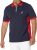 Nautica Men’s Short Sleeve Color Block Performance Pique Polo Shirt