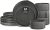 Stone Lain Bao 12-Piece Dinnerware Set Stoneware, Charcoal